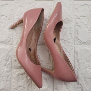 H&M Faux Patent Leather Pump Dusty Pink Size 38